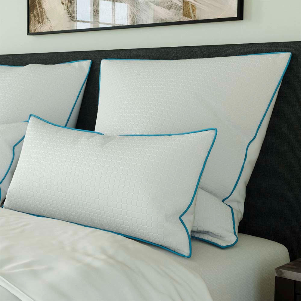 KOPFKISSEN   40/80 cm       - Weiß, Basics, Kunststoff/Textil (40/80cm) - RIBECO