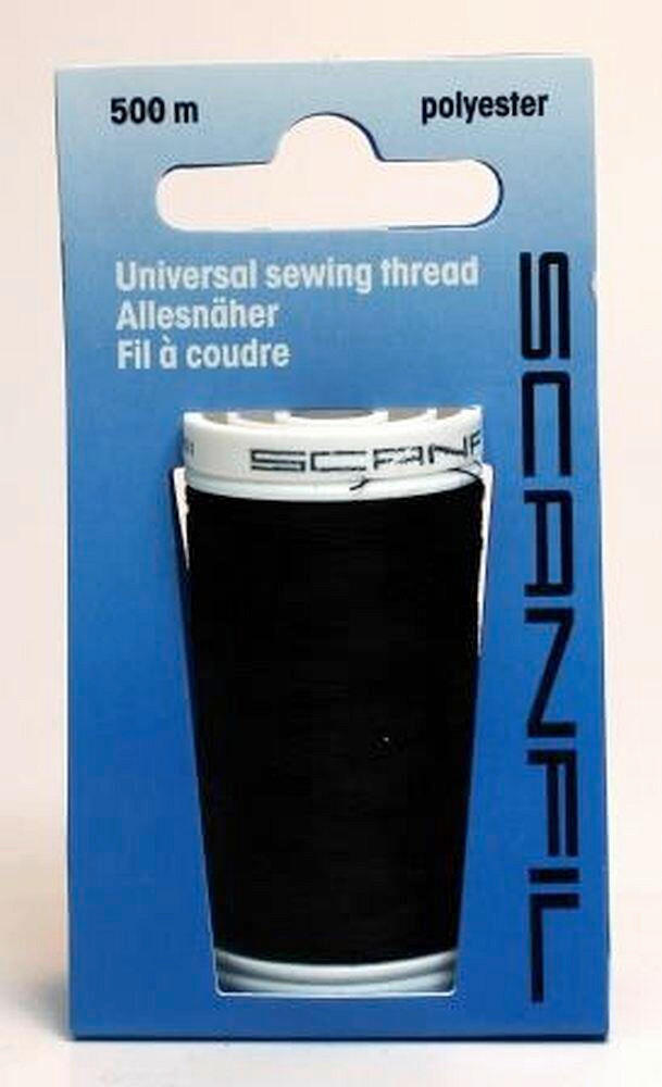 NÄHSEIDE - Schwarz, Basics, Kunststoff (5.0/9.0/3.0cm)