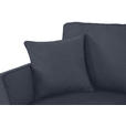 ECKSOFA in Velours Dunkelgrau  - Dunkelgrau/Schwarz, KONVENTIONELL, Holz/Textil (244/159cm) - Carryhome