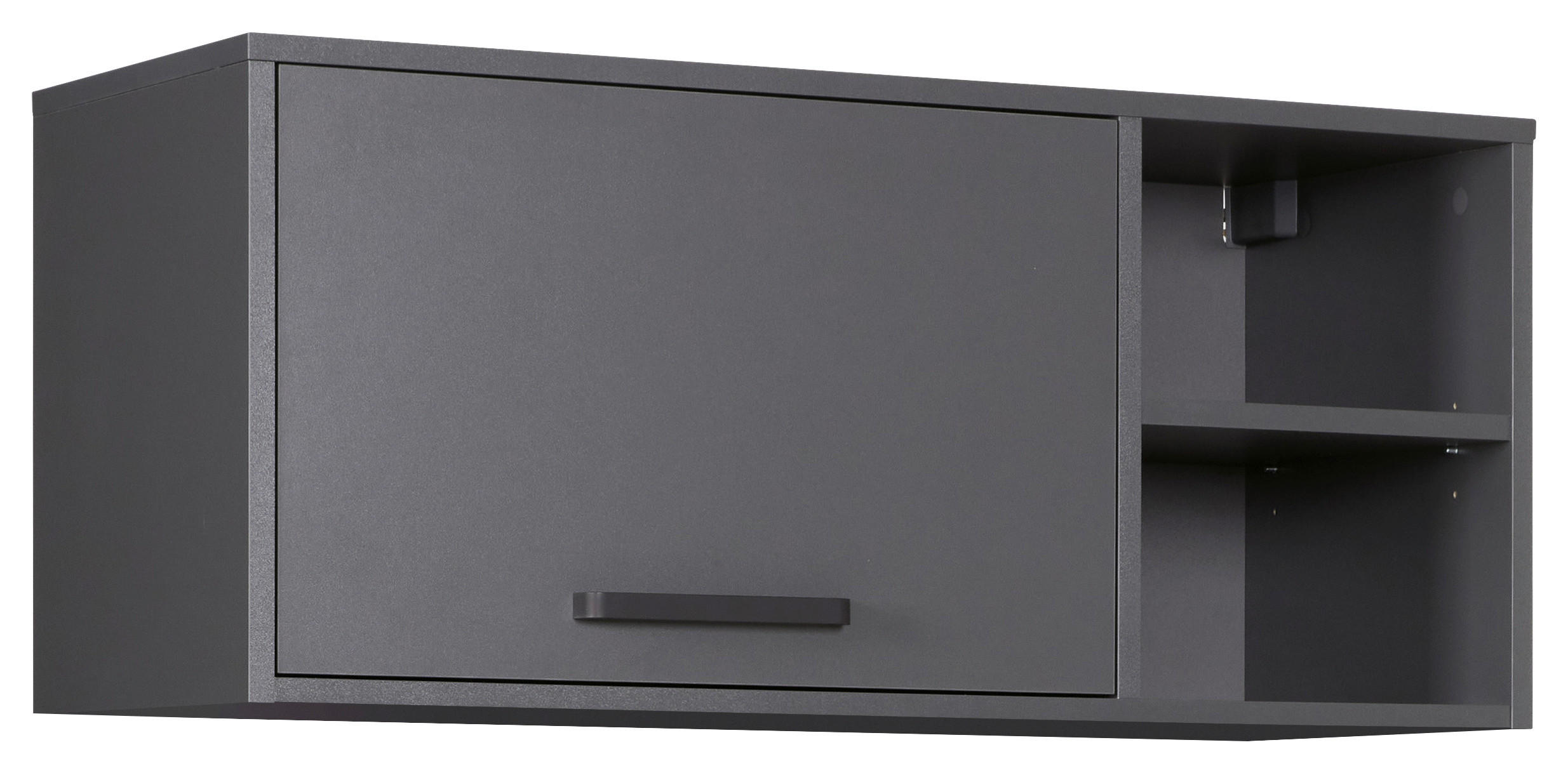 home24 Küchenoberschrank Aalborg Anthrazit 99x44x40 cm