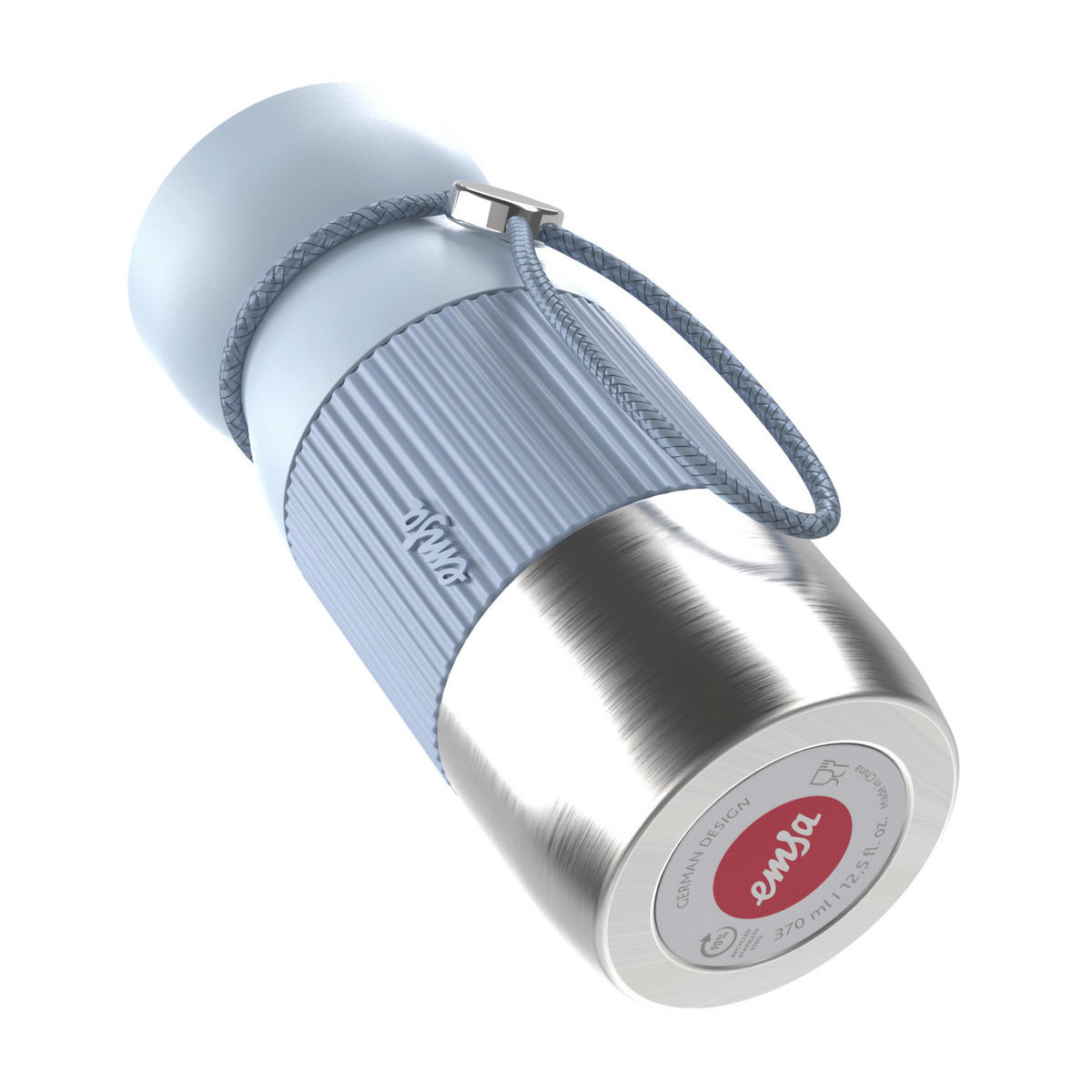 ISOLIERFLASCHE beYou 0,36L L  - Pastellblau, Basics, Metall (7,4/7,4/18,7cm) - Emsa