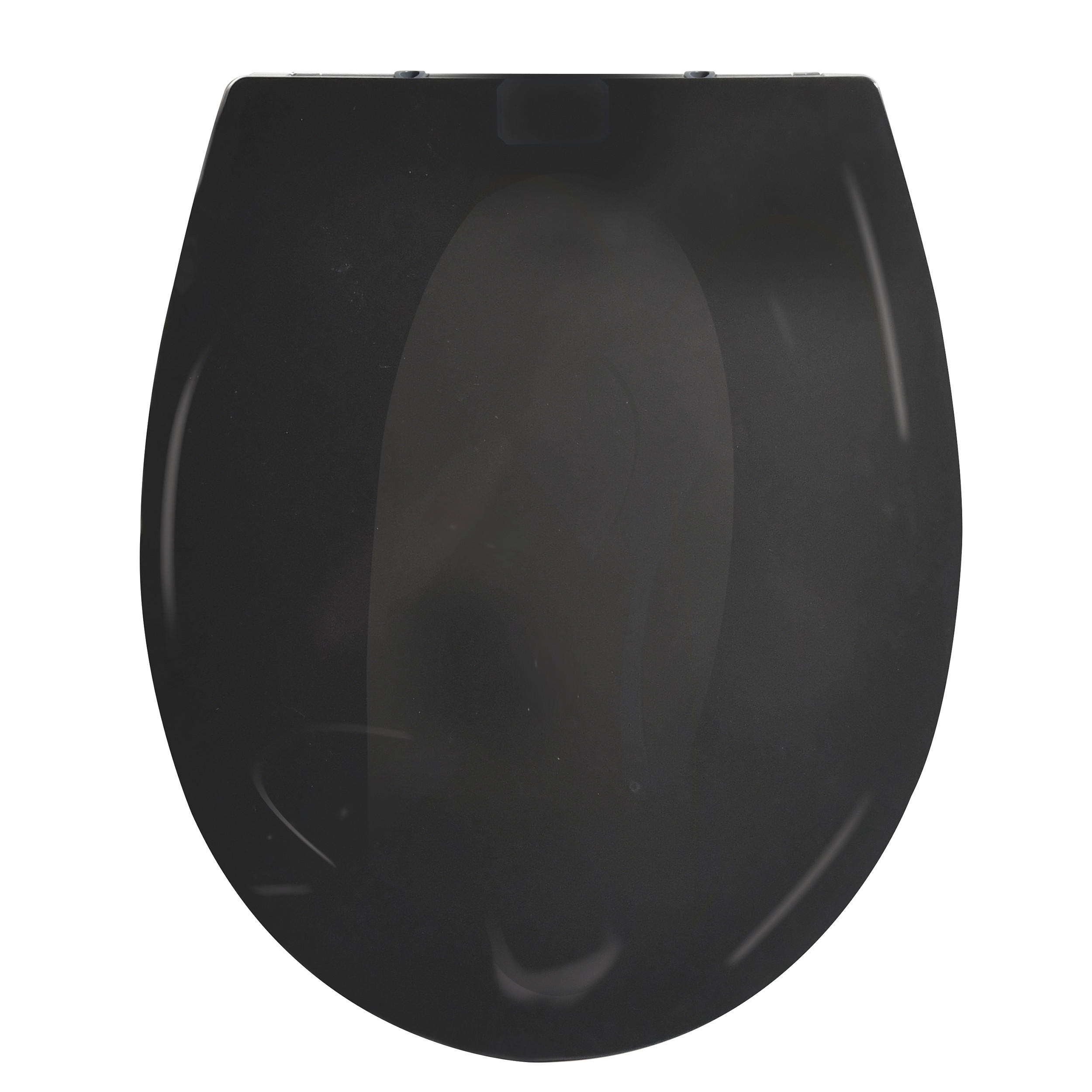Spirella Wc-Sitz Brooke Schwarz 38x5.5x46 cm