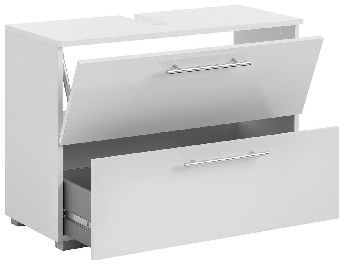 WASCHBECKENUNTERSCHRANK 80,2/59,1/35 cm  - Chromfarben/Silberfarben, KONVENTIONELL, Holzwerkstoff/Metall (80,2/59,1/35cm) - MID.YOU