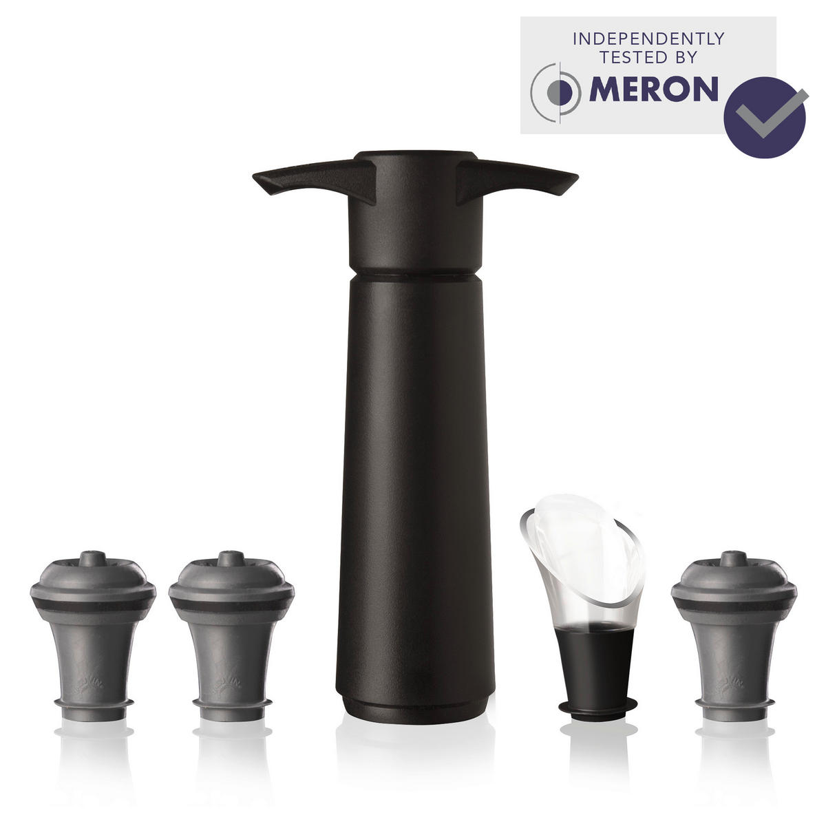 VINSKI SET - crna, Osnovno, metal/plastika - Vacu Vin