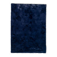 FELLTEPPICH 80/150 cm Tender 6281/52 D180 000 Dunkelblau  - Dunkelblau, Basics, Textil (80/150cm) - Schöner Wohnen