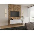 LOWBOARD Newniq  in 120/36,7/45 cm  - Weiß, Design, Holzwerkstoff (120/36,7/45cm) - Hom`in