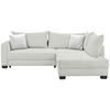 ECKSOFA in Cord Naturfarben  - Schwarz/Naturfarben, Konventionell, Holz/Textil (267/181cm) - Carryhome