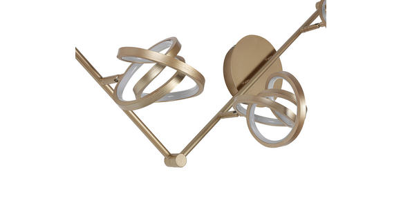 DECKENLEUCHTE 180/14/23,2 cm  - Weiß/Cappuccino, Trend, Kunststoff/Metall (180/14/23,2cm) - Novel