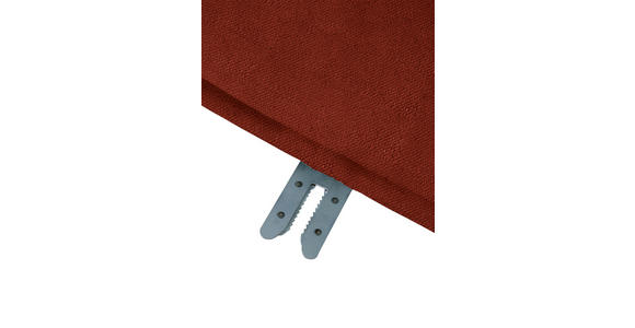SOFAELEMENT in Plüsch Rostfarben  - Rostfarben/Schwarz, KONVENTIONELL, Kunststoff/Textil (125/66/155cm) - Carryhome