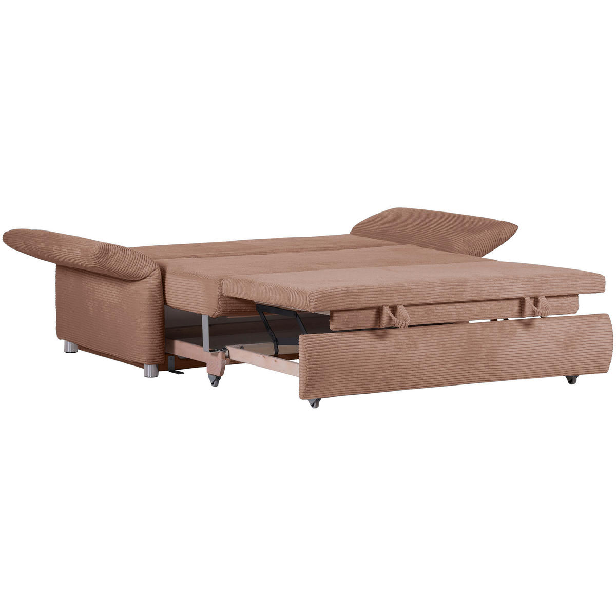 BÄDDSOFFA i manchester gammelrosa  - kromfärg/gammelrosa, Design, textil/plast (176/81/98cm) - MID.YOU