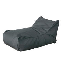 SACCOSÄCK FÖR UTOMHUSBRUK i  - svart, Basics, textil (120/70/65cm)