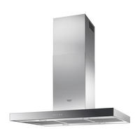 DUNSTABZUGSHAUBE DK9HS470Y  - Edelstahlfarben/Schwarz, Basics, Glas/Metall (90/85-115/61,2cm) - Dieter Knoll