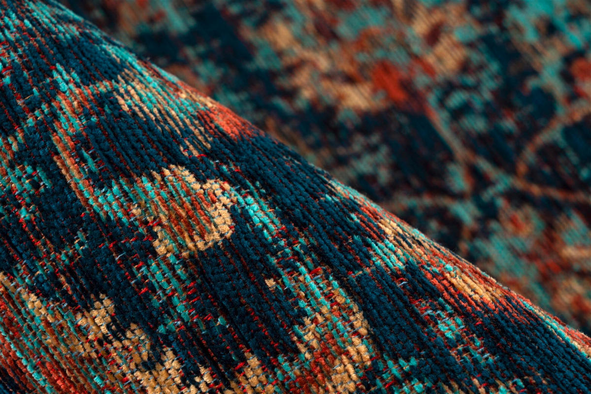 TEPPICH 160/230 cm Charme 225 Multi / Blau Multicolor, Blau  - Blau/Multicolor, KONVENTIONELL, Textil (160/230cm)