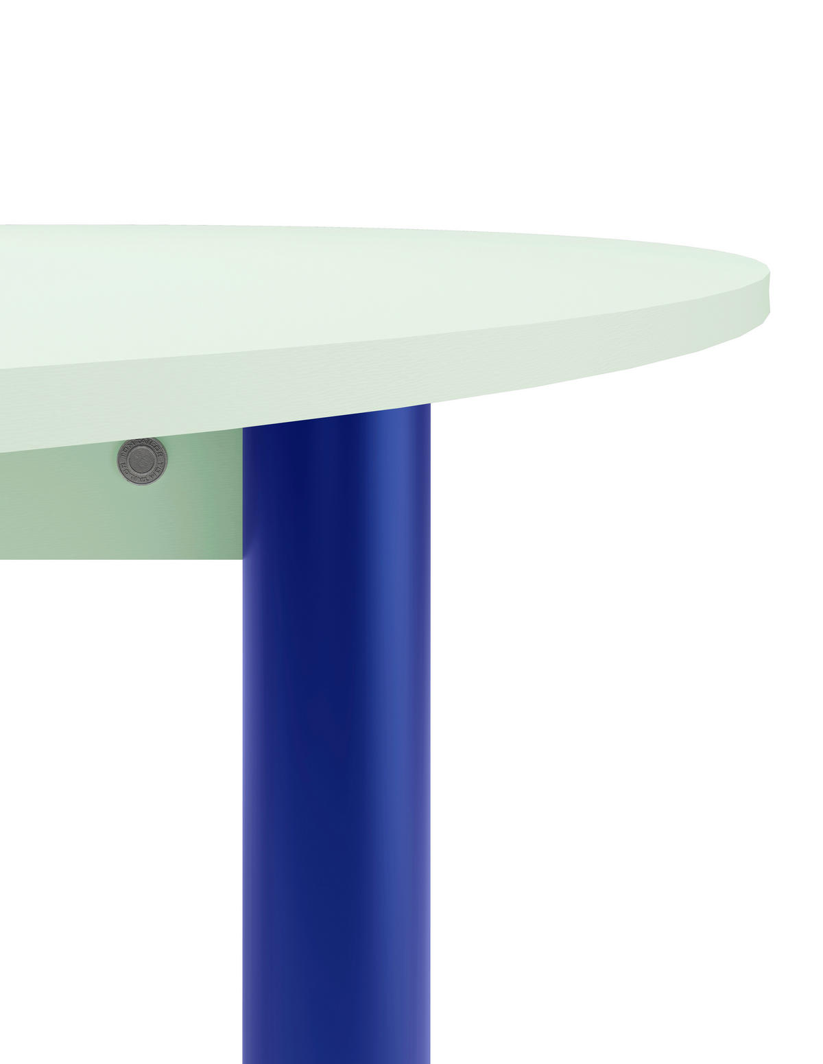 ESSTISCH in Metall, Holzwerkstoff 120/120/76 cm  - Blau/Salbeigrün, Natur, Holzwerkstoff/Metall (120/120/76cm) - Tom Tailor