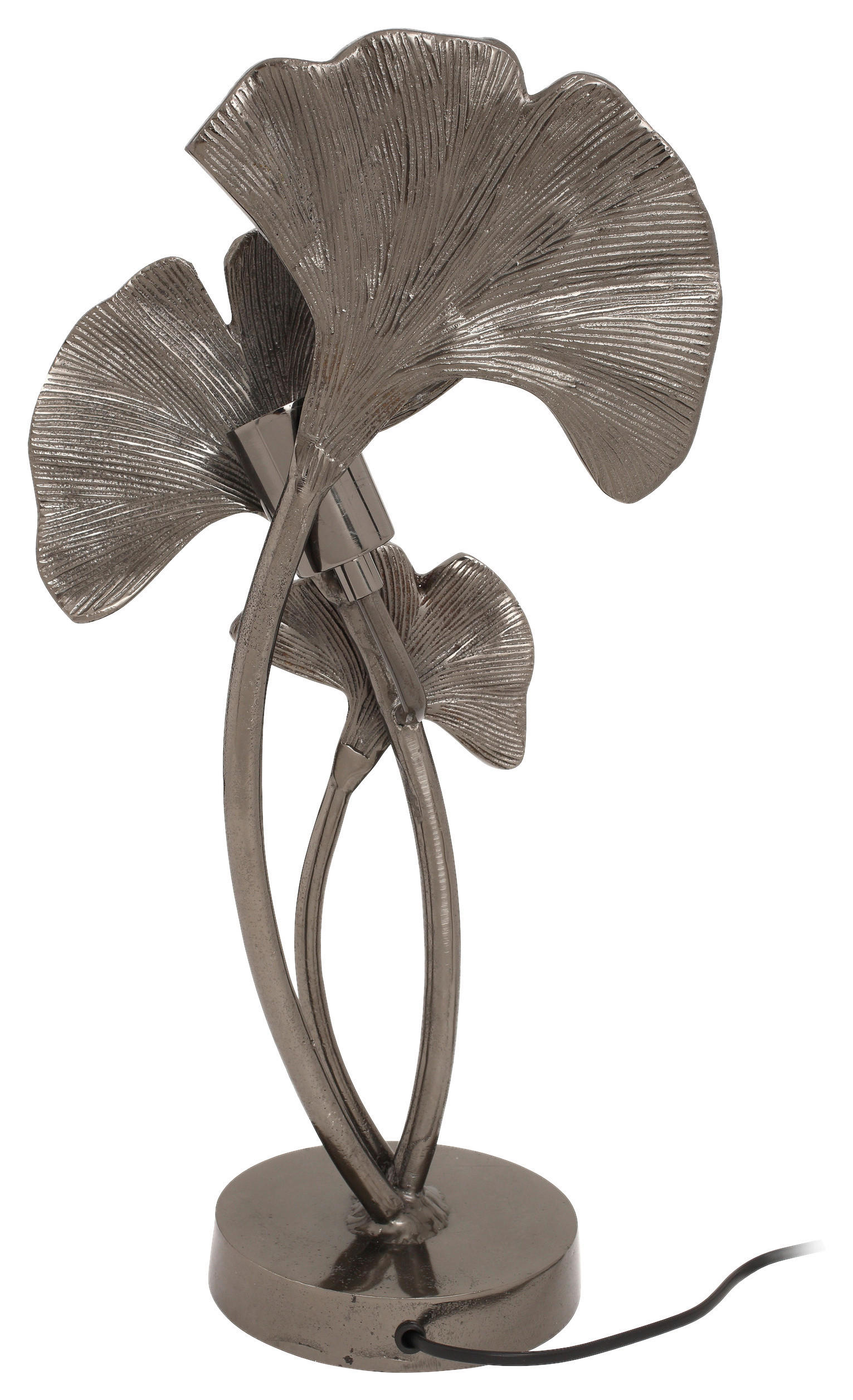 TISCHLEUCHTE 16/28/52 cm   - Schwarz, Trend, Kunststoff/Metall (16/28/52cm) - Kayoom