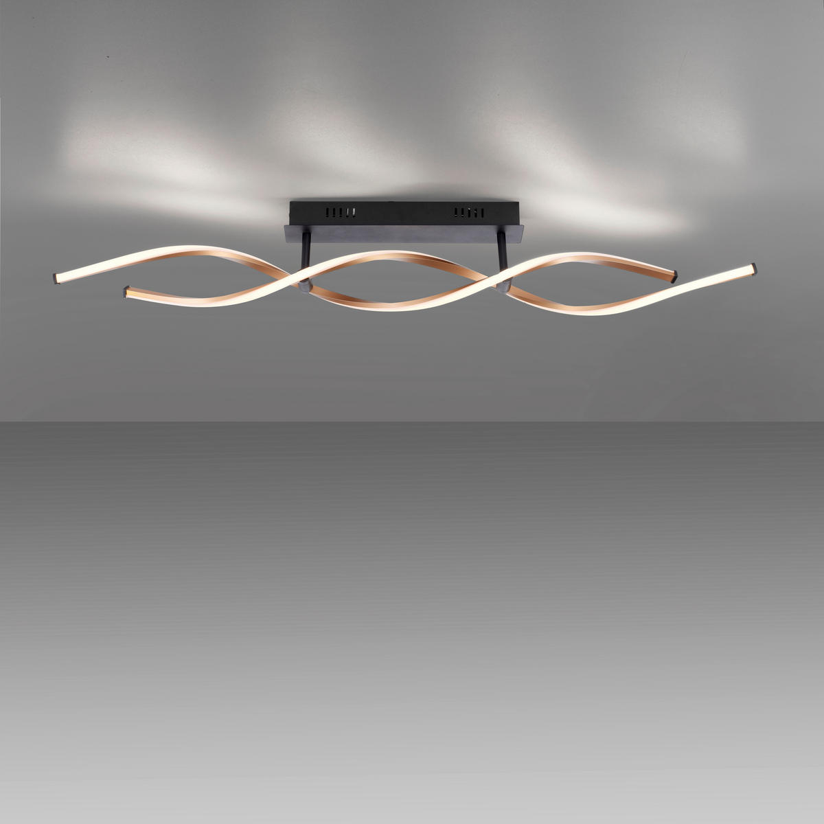 LED-DECKENLEUCHTE Polina 106/12/17 cm   - Design, Metall (106/12/17cm) - Paul Neuhaus