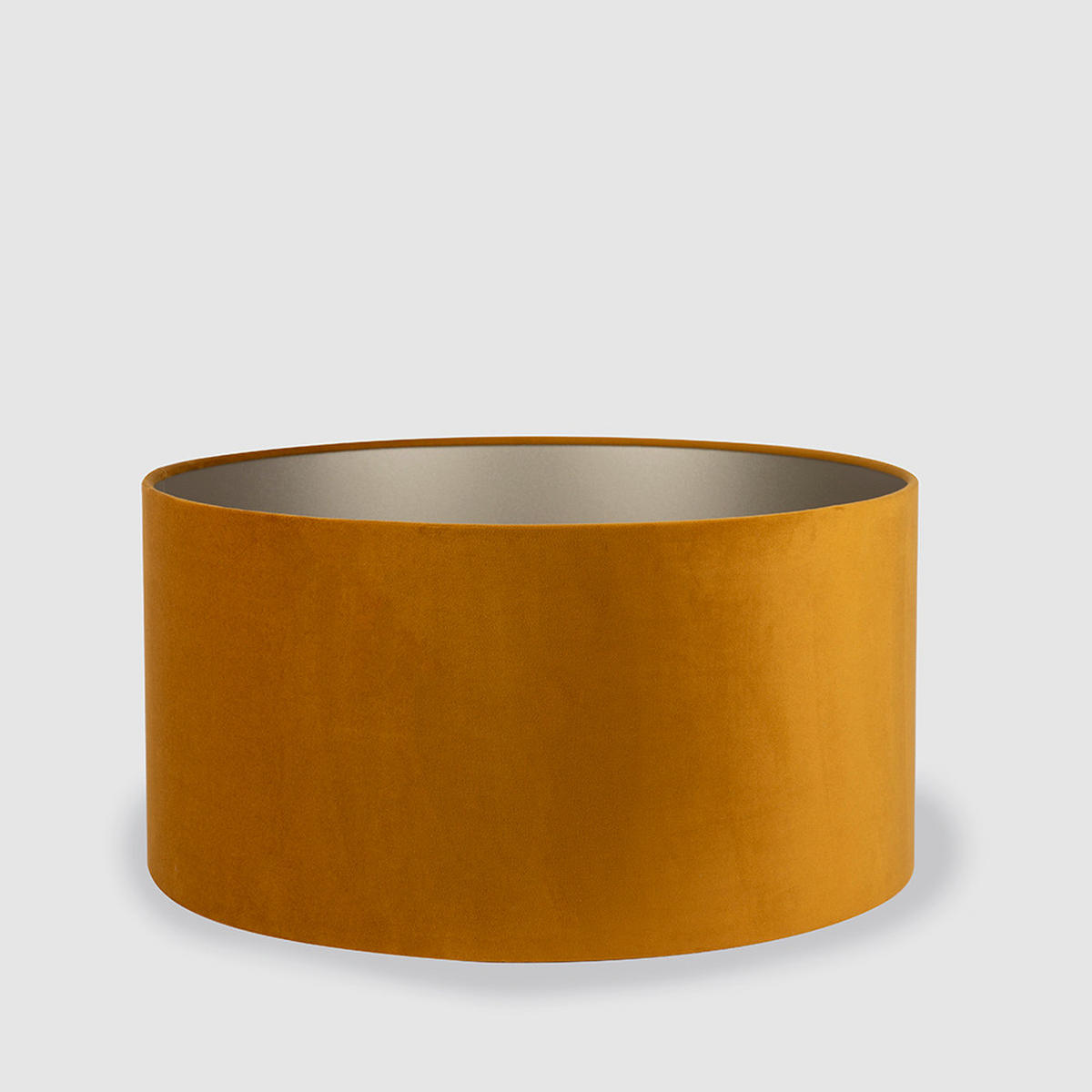 LEUCHTENSCHIRM Velour 50/25 cm  - Bernsteinfarben, Basics, Textil/Metall (50/25cm)