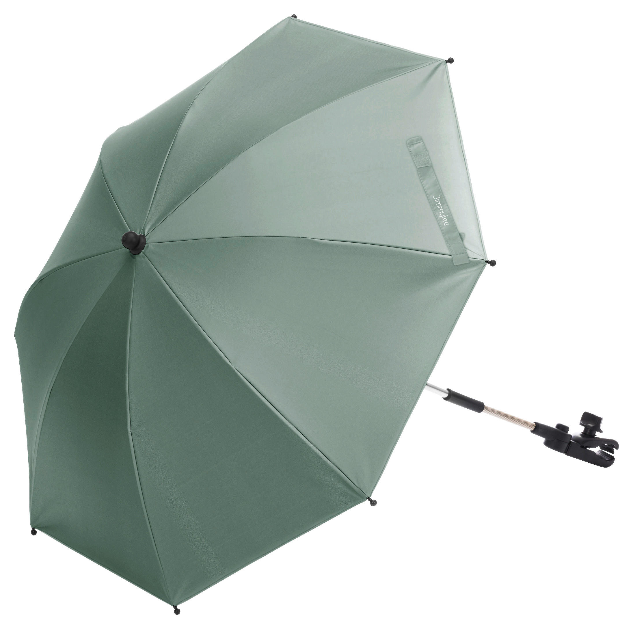 KINDERWAGENSONNENSCHIRM  - Smaragdgrün, Basics, Textil/Metall (75cm) - Jimmylee