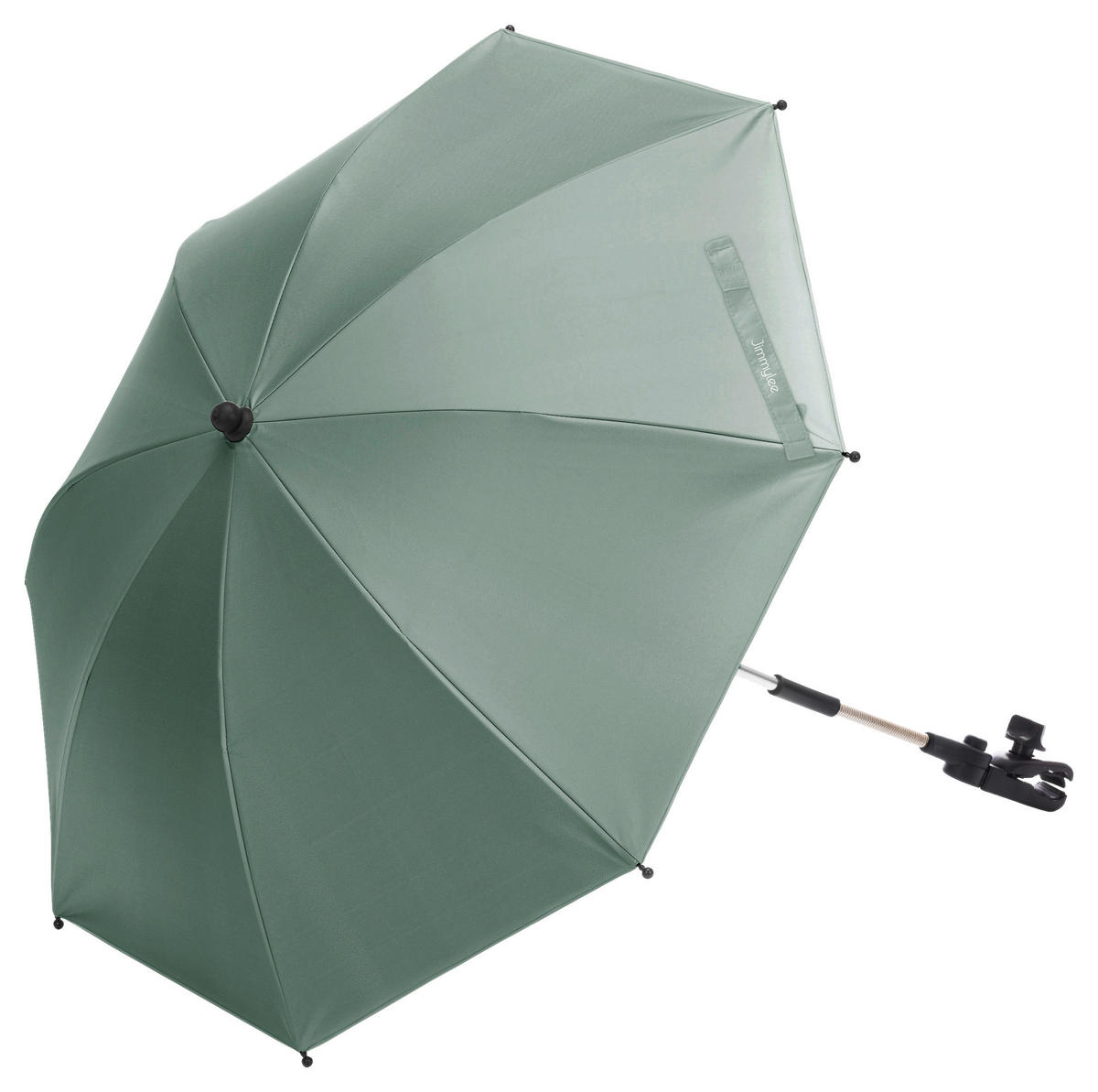 KINDERWAGENSONNENSCHIRM  - Smaragdgrün, Basics, Textil/Metall (75cm) - Jimmylee