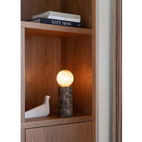 TISCHLEUCHTE It's about RoMi 12/33 cm   - Braun, Design, Glas/Stein (12/33cm) - It's about Romi