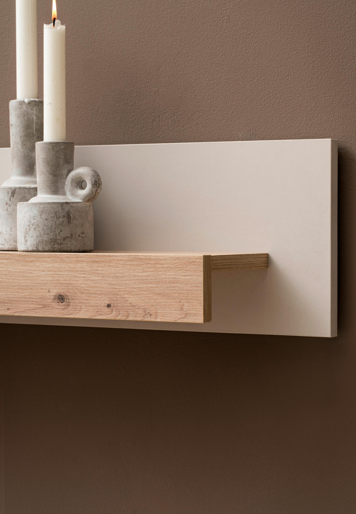 WANDBOARD in 159/20/18 cm Eiche Artisan  - Eiche Artisan, Design, Holzwerkstoff (159/20/18cm) - MID.YOU