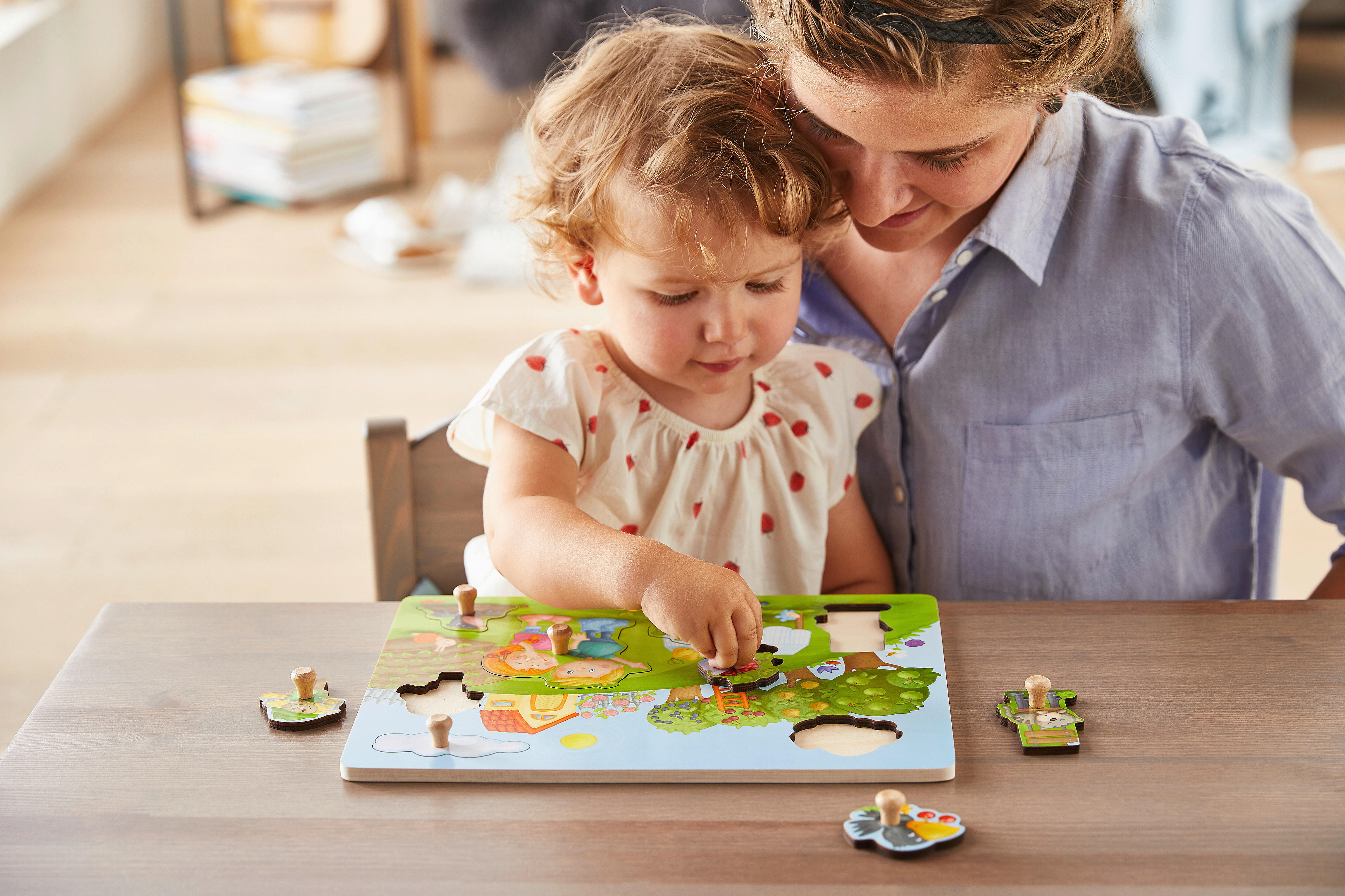 PUZZLE - Multicolor, Basics, Holz/Metall (30/21cm) - Haba