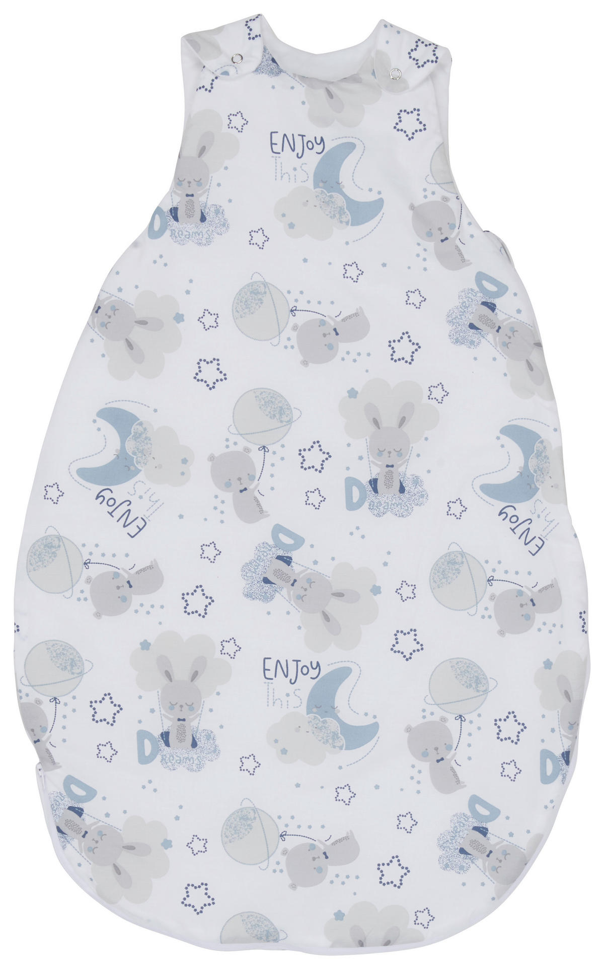 BABYSCHLAFSACK TIMMY BLUE    90   - Blau/Grau, Basics, Textil (90null) - Avelia