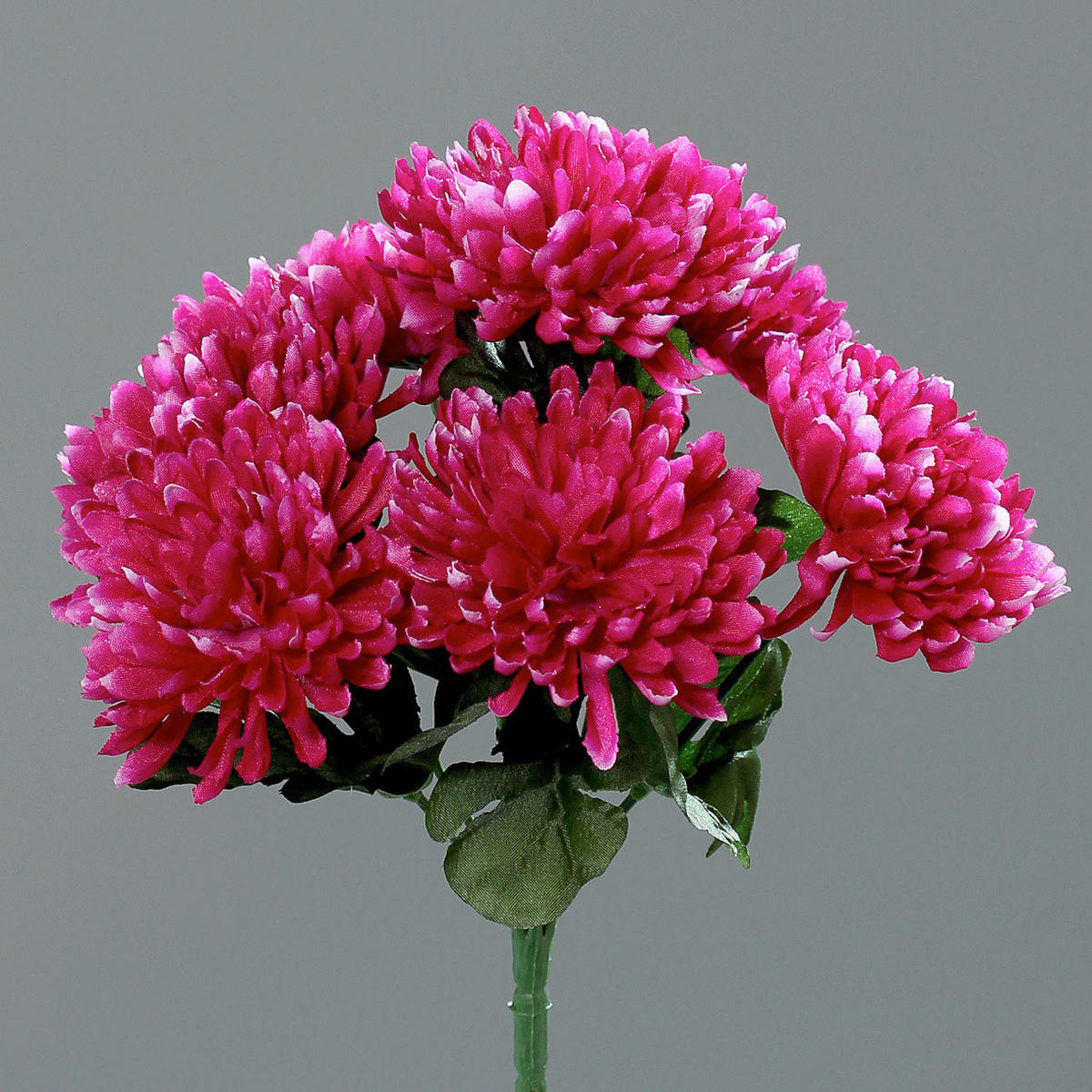 KRIZANTEMA - roza/vijolična, Basics, umetna masa/tekstil (25cm)