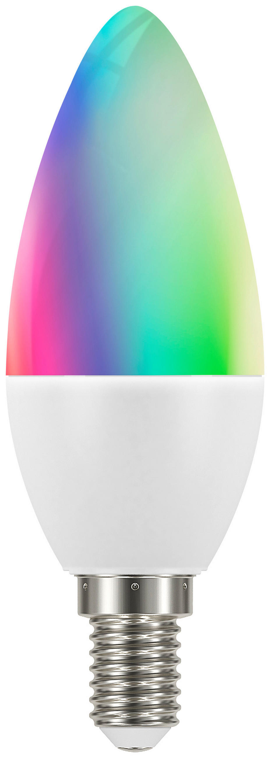LED-LEUCHTMITTEL   E14 470 lm  - Multicolor/Weiß, Basics, Glas (3,8/10,6/3,8cm) - Tint