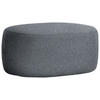 HOCKER in Textil Grau  - Schwarz/Grau, MODERN, Kunststoff/Textil (88/43/66cm) - Hom`in