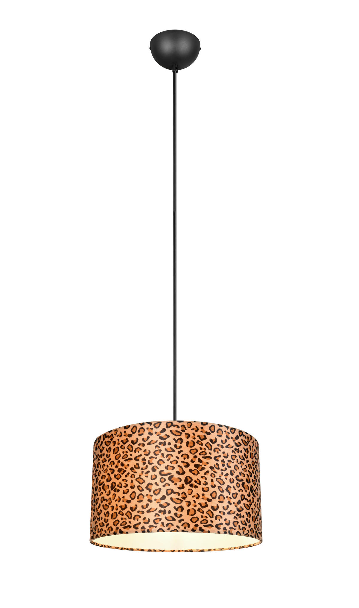 HÄNGELEUCHTE Pardina 40/150 cm   - Hellbraun/Beige, LIFESTYLE, Textil/Metall (40/150cm)