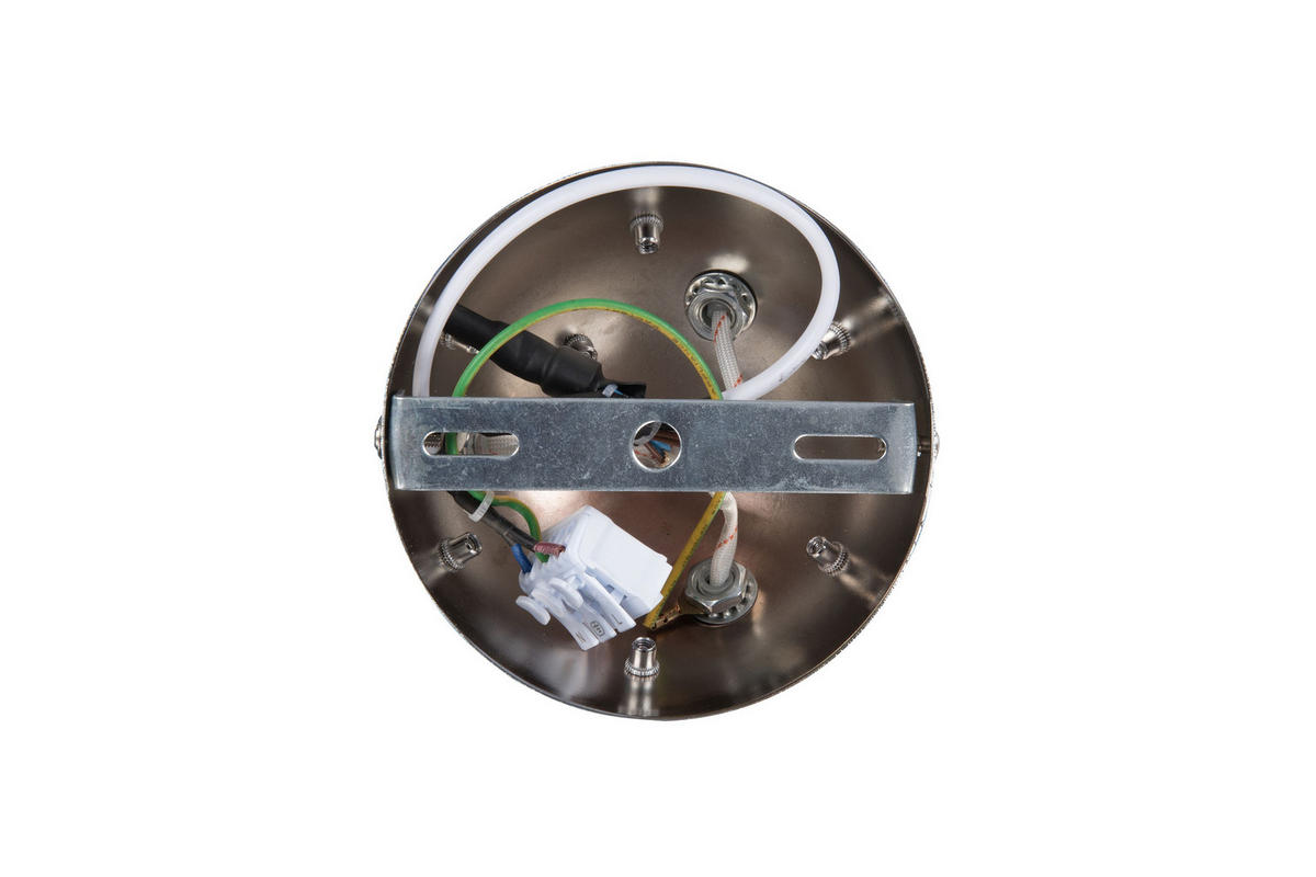 LED-DECKENLEUCHTE 42/24 cm   - Chromfarben/Schwarz, Design, Metall (42/24cm) - Ambiente