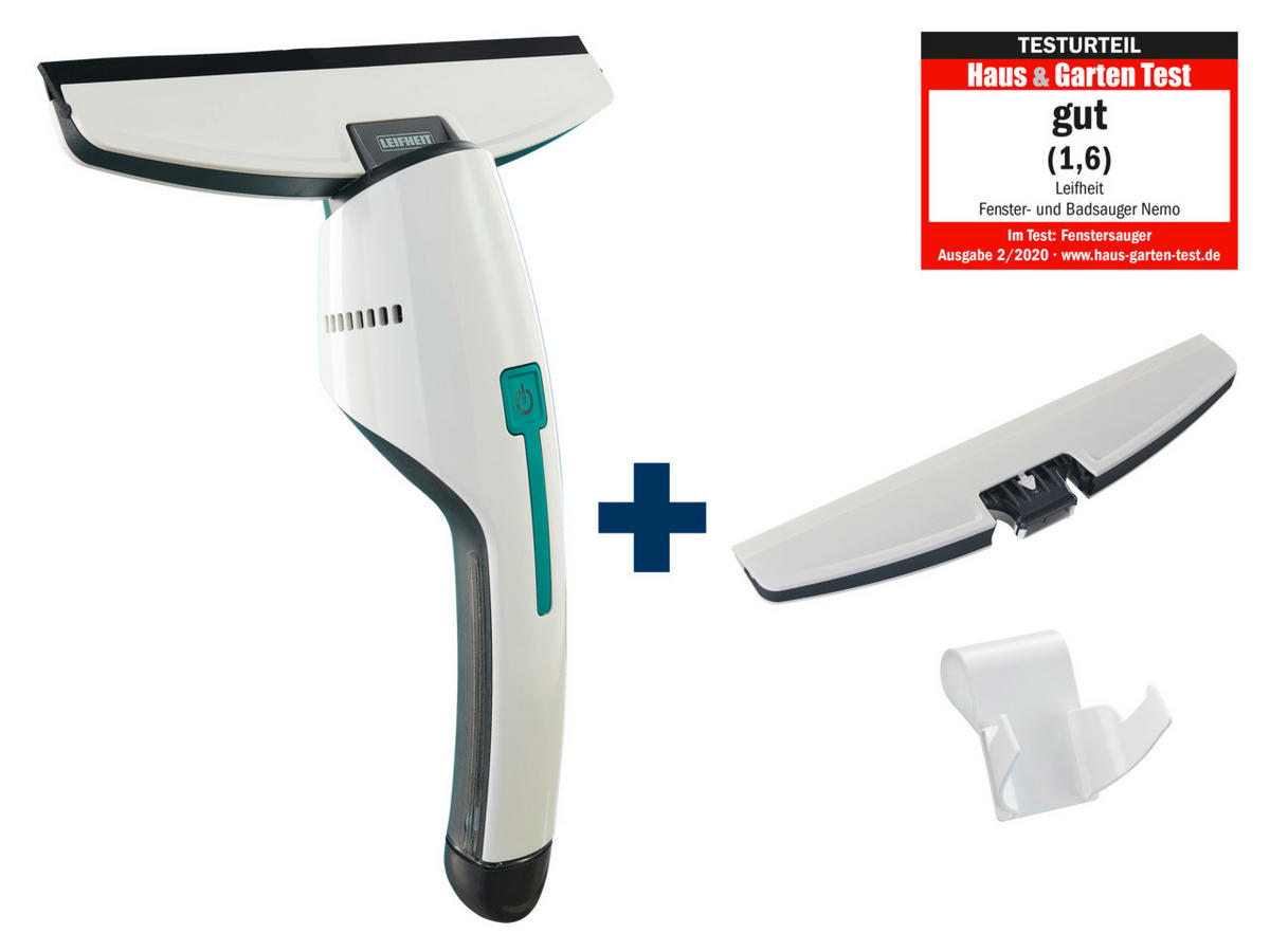 FENSTERSAUGER - Weiß, Basics, Kunststoff (8,6/34,8/23,2cm) - Leifheit