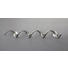 WANDGARDEROBE Edelstahlfarben - Edelstahlfarben, Design, Metall (70/9/14cm) - CARRYHOME