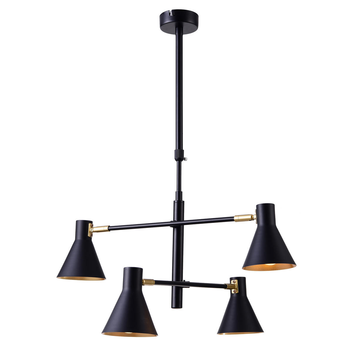 HÄNGELEUCHTE 54/54/89 cm   - Schwarz, Basics, Metall (54/54/89cm)