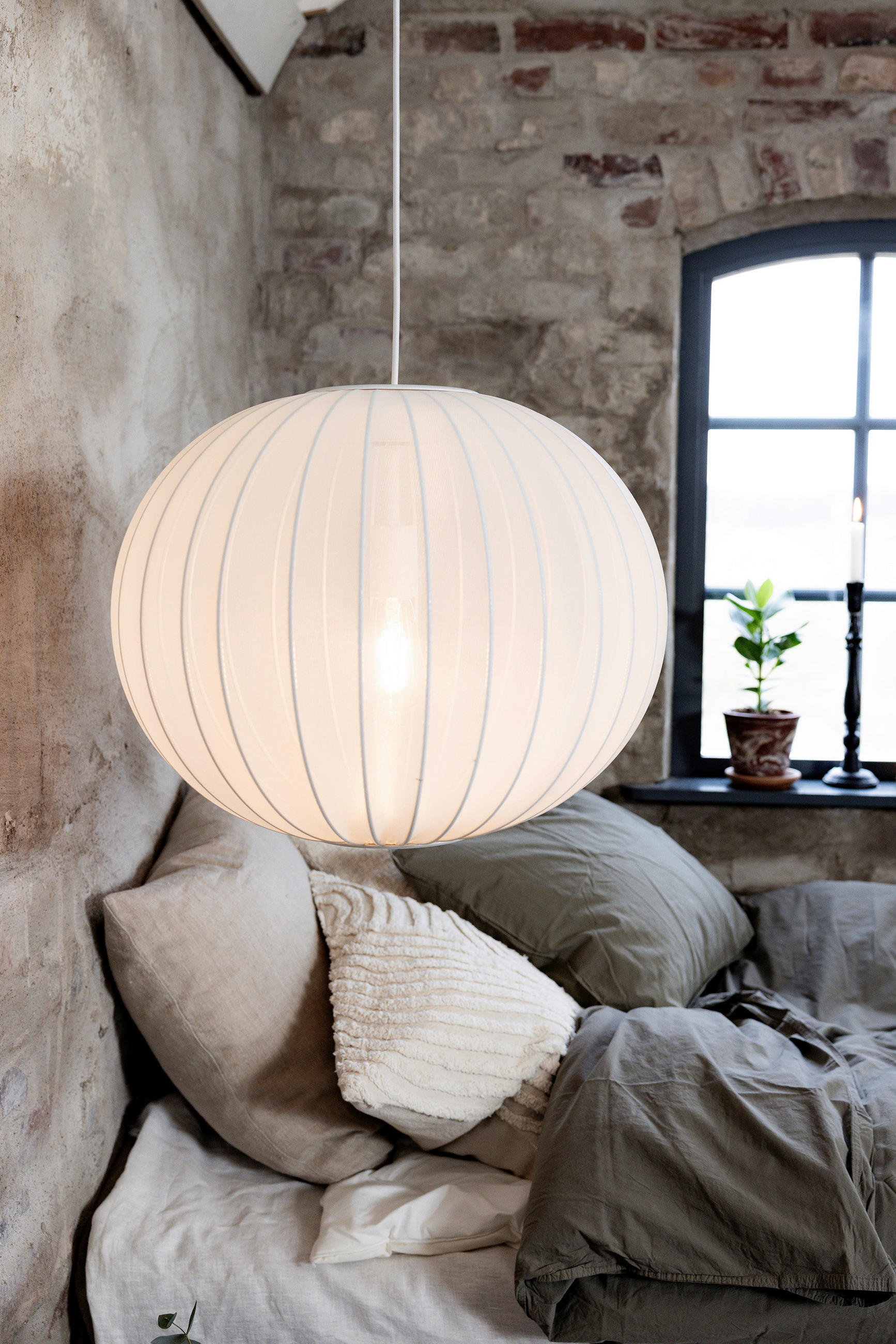 PENDELLEUCHTE FLORENCE 50/40/50 cm   - Weiß, Basics (50/40/50cm) - Markslöjd