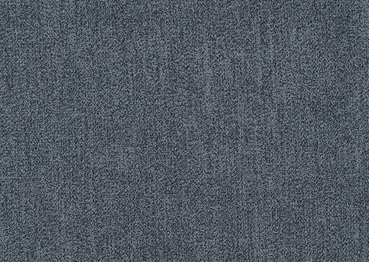 ECKSOFA in Struktur Blau  - Blau/Silberfarben, Design, Textil/Metall (223/146cm) - Ti'me