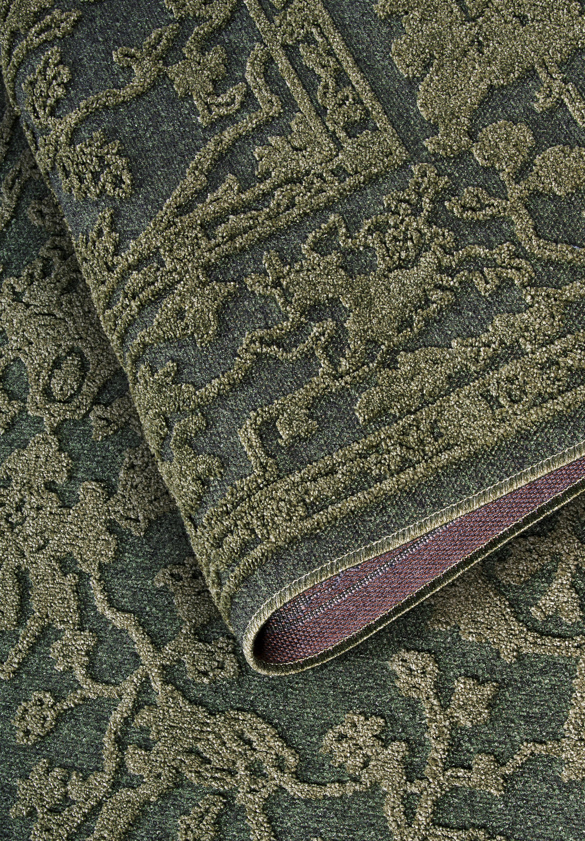 FLACHWEBETEPPICH 200/290 cm Kollektion 1879 Waldgrün  - Waldgrün, Design, Textil (200/290cm) - Villeroy & Boch