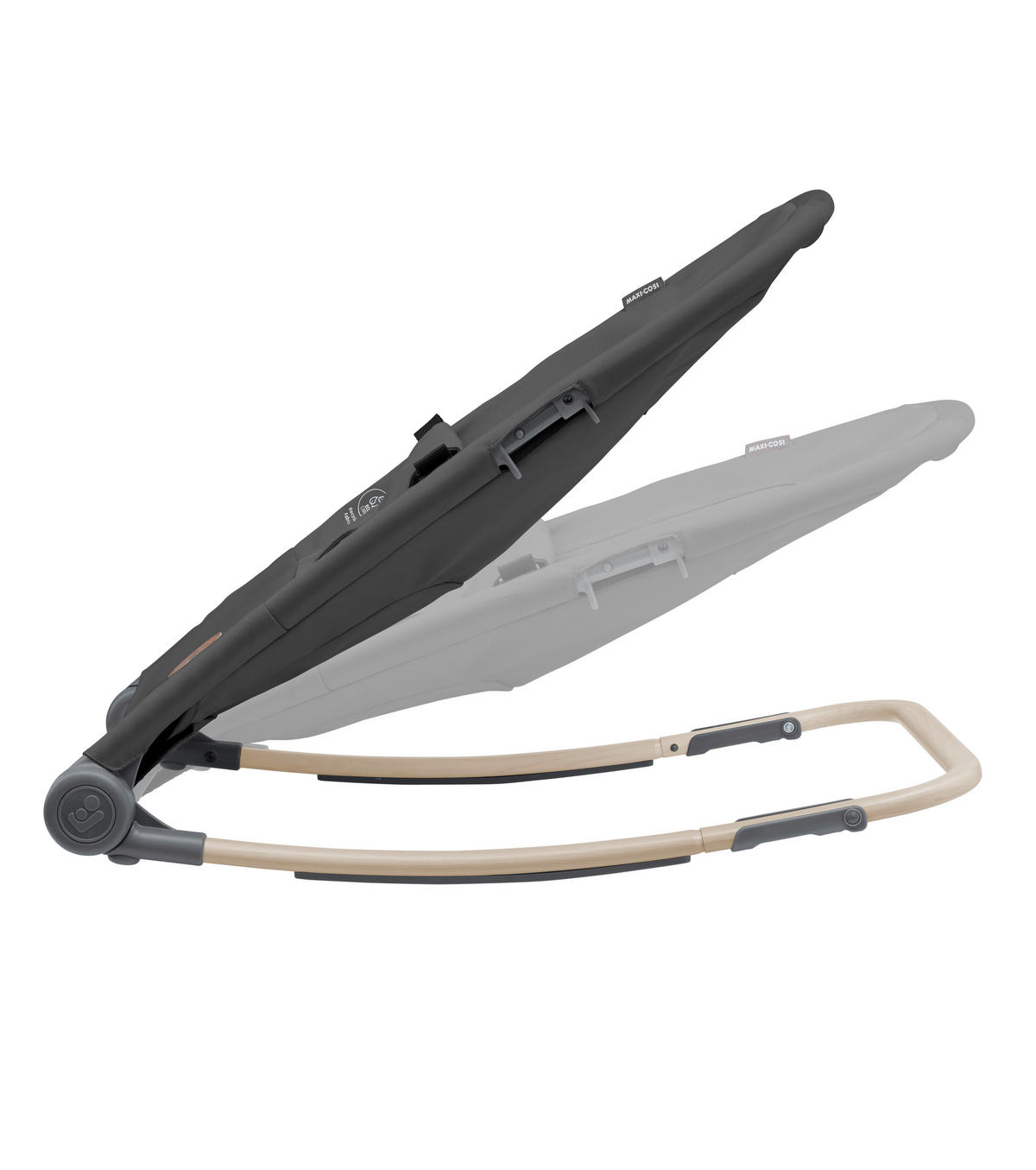 SCHAUKELWIPPE Loa   - Dunkelgrau, Basics, Textil/Metall (44,2/49,5/67,5cm) - Maxi-Cosi