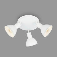 HLAVICA LED BODOVÉHO SVIETIDL, 19/11 cm  - biela, Design, kov (19/11cm)
