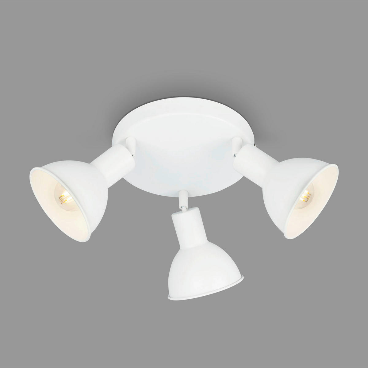 HLAVICA LED BODOVÉHO SVIETIDL, 19/11 cm  - biela, Design, kov (19/11cm)