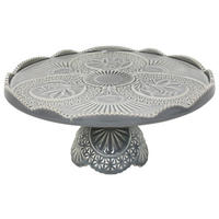 TORTENPLATTE CRISTAL 30/14 cm  - Hellgrau, Basics, Keramik (30/14cm) - Costa Nova