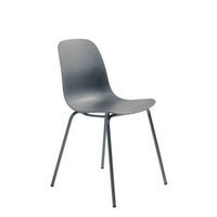 STUHL Grau  - Grau, Design, Kunststoff/Metall (50/84/50cm) - Boxxx