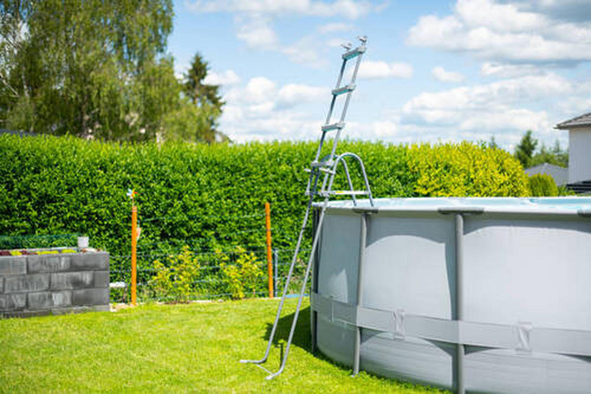 POOL PGP4001852B-AN 549/132 cm  - Anthrazit, KONVENTIONELL, Kunststoff (549/132cm) - Ambia Garden