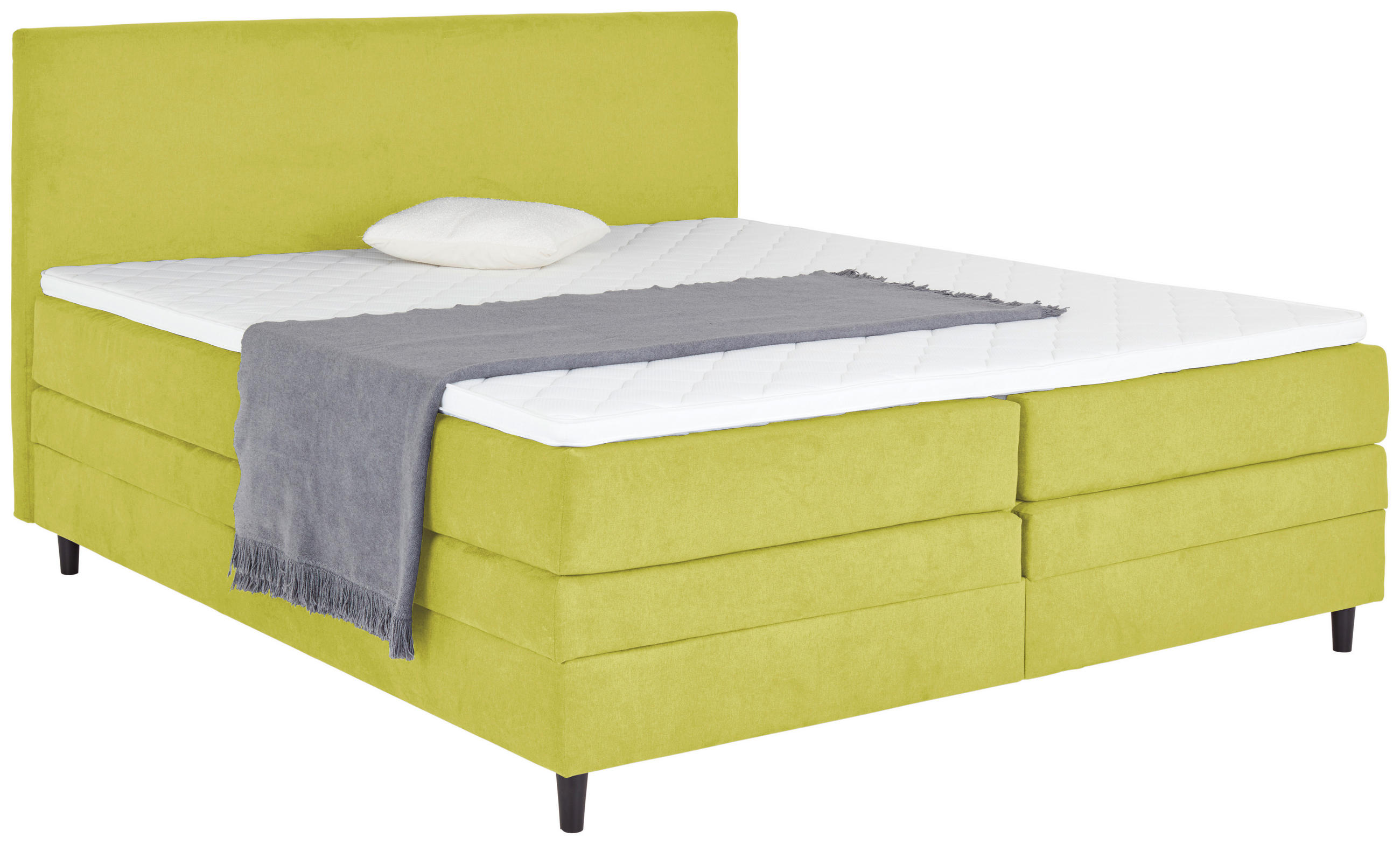 Boxspringbett mit Topper & Bettkasten 160x200 Kleopatra