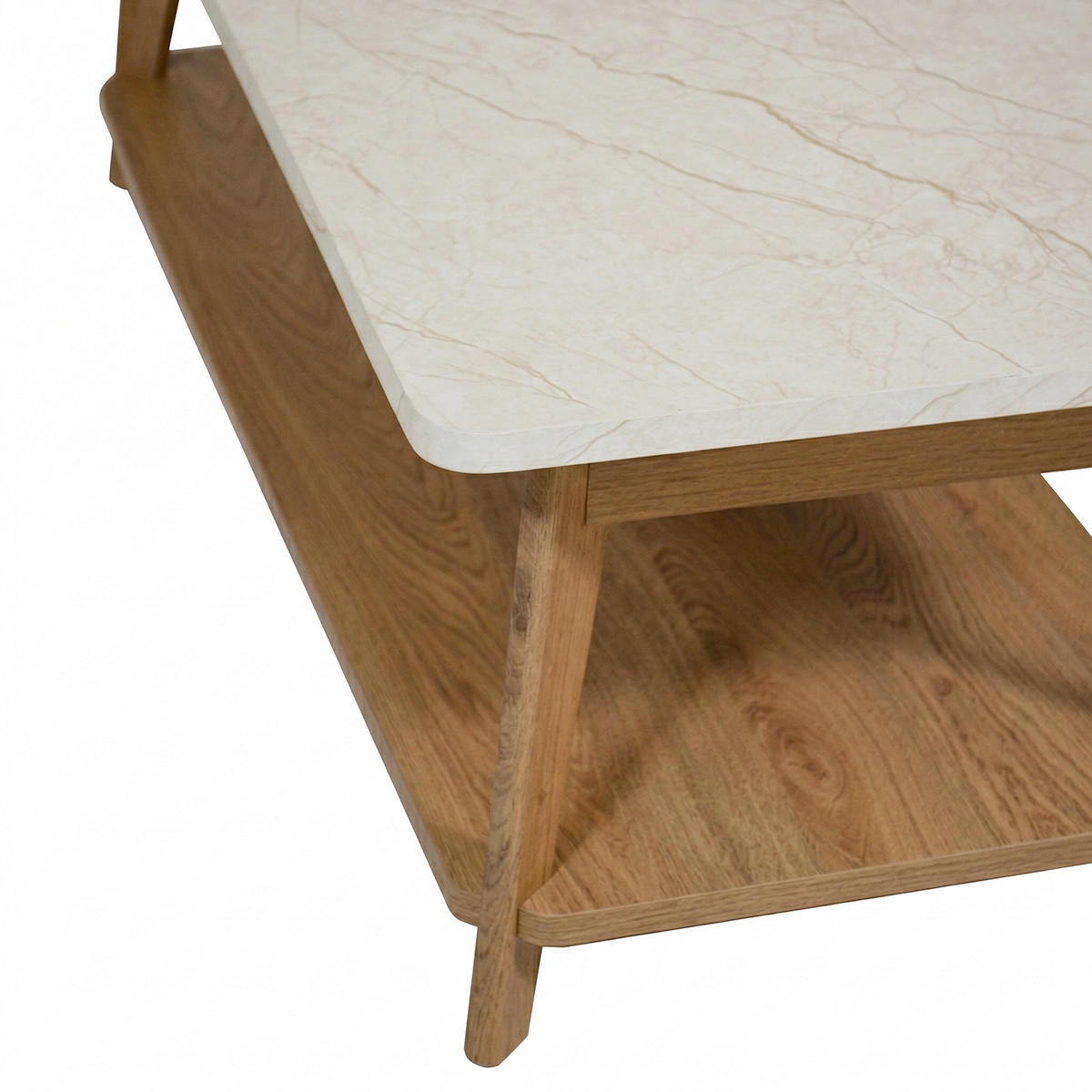 COUCHTISCH in Holzwerkstoff 110/55/39,7 cm  - Eichefarben/Weiß, MODERN, Holzwerkstoff (110/55/39,7cm) - MID.YOU