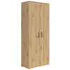 MEHRZWECKSCHRANK 80/195/40 cm  in Eiche Artisan  - Anthrazit/Schwarz, MODERN, Holzwerkstoff/Kunststoff (80/195/40cm) - Carryhome