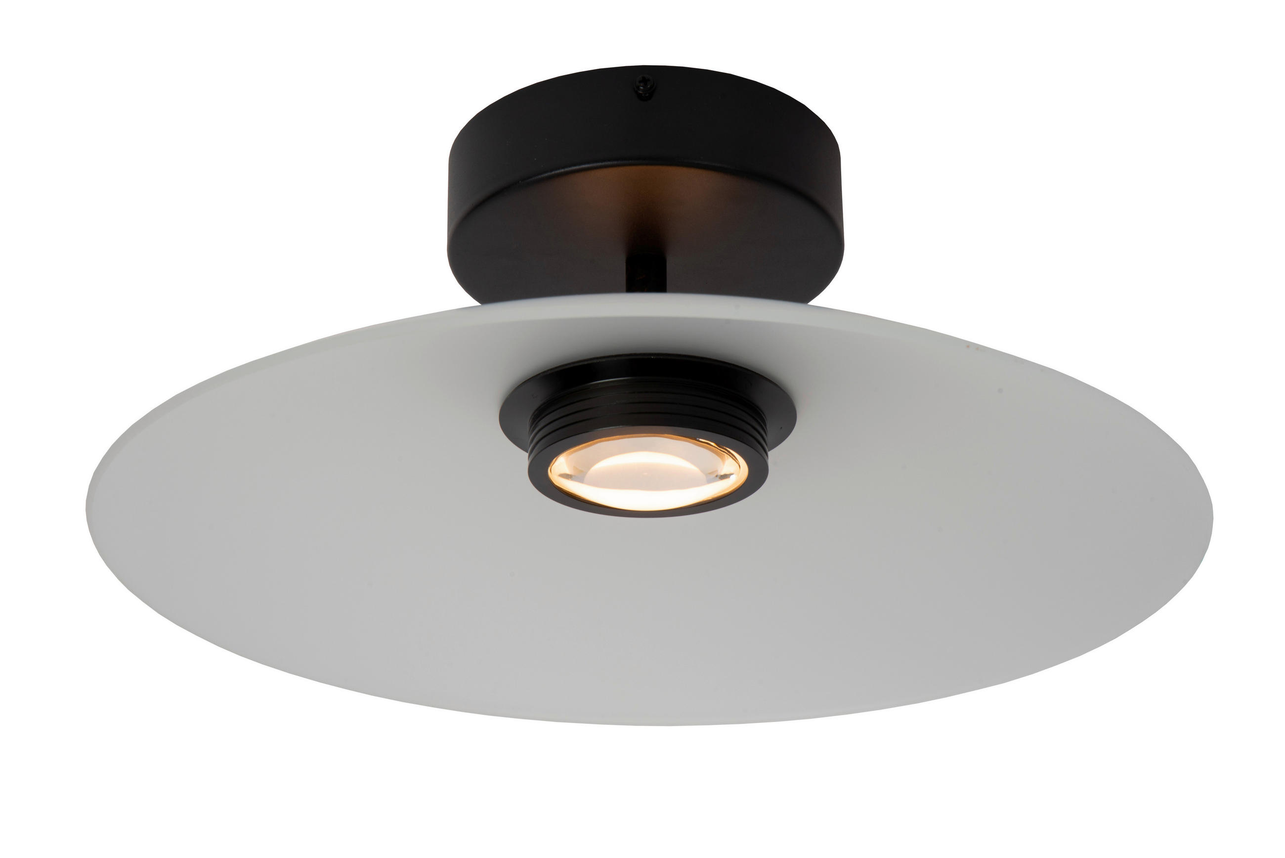DECKENLEUCHTE MENGA 40/40/16 cm   - KONVENTIONELL, Glas (40/40/16cm) - Lucide