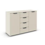KOMMODE  in 120/81/42 cm  - Chromfarben/Champagner, Design, Holzwerkstoff/Metall (120/81/42cm) - Xora