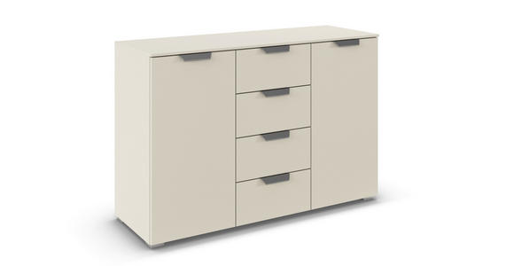 KOMMODE  in 120/81/42 cm  - Chromfarben/Champagner, Design, Holzwerkstoff/Metall (120/81/42cm) - Carryhome